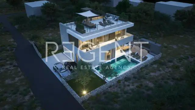 Sukošan – Luxuriöse moderne Villa mit Pool 411 m2