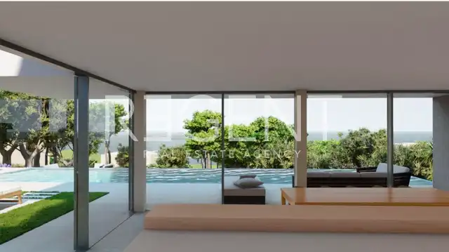 Trogir, Čiovo - Land with a project for a luxury villa