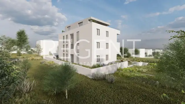 Split, Kaštel Lukšić - Trojizbový byt s priestrannou záhradou 68 m2 novostavba