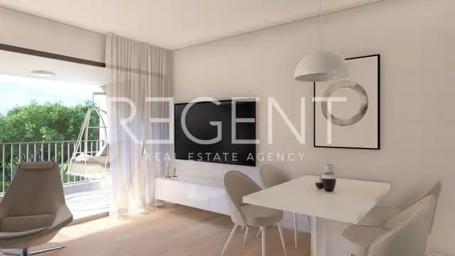 Podstrana, Strožanac – jednoizbový byt 52,01 m², lodžia, záhrada, garáž
