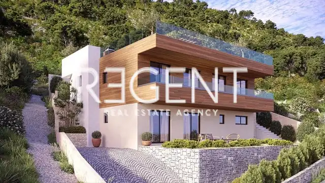 Rogoznica, Ražanj - Vila ve výstavbě první řada u moře 250 m2