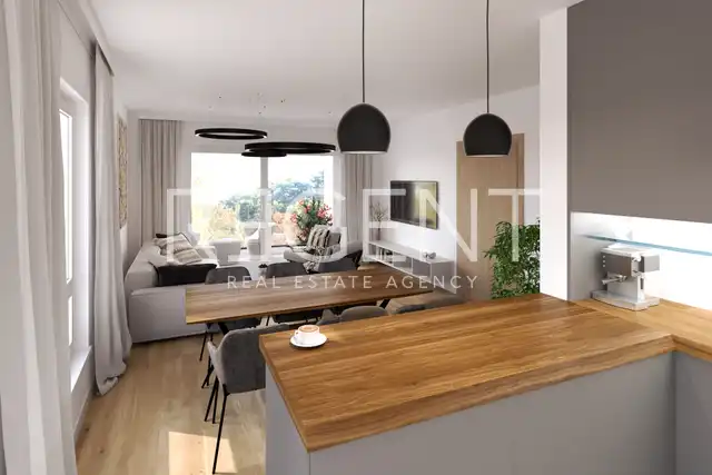 Zagabria, Črnomerec - appartamento trilocale di 73 m2 con posto auto in garage in nuova costruzione