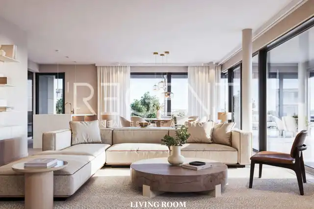 Zadar, Petrčane - Dvoetažni penthouse s terasom, loggiom i vrtom