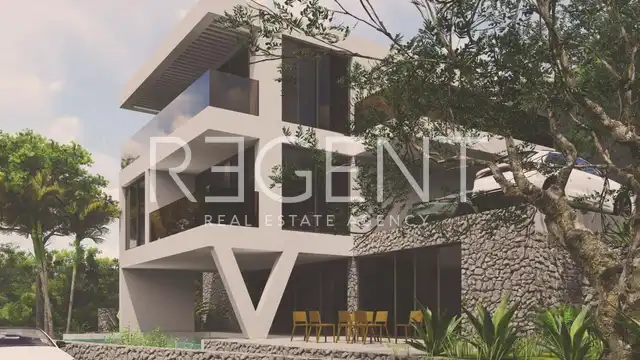 Omiš, Lokva Rogoznica - Moderná vila vo výstavbe s výhľadom na more 277 m2
