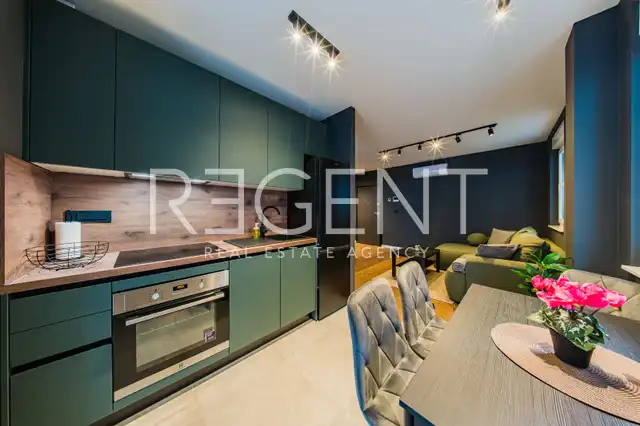 Stan 43 m² za najem, Trešnjevka — opremljen, loža, 2-sobno