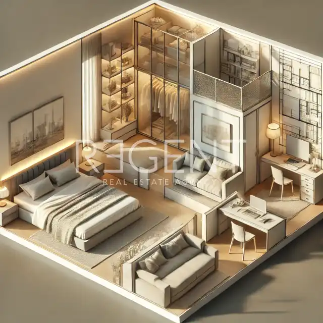 Čiovo, Slatine - Drei-Zimmer-Wohnung mit Loggia und Meerblick
