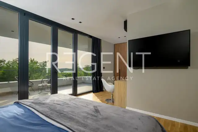 Istra, Oprtalj - Luxusná dizajnérska vila 682 m2 novostavba