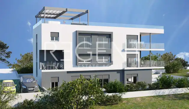 Trogir, Čiovo - Dvojizbový byt NOVÁ STAVBA 57 m2