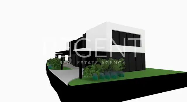Korčula - građevinsko zemljište s projektom
