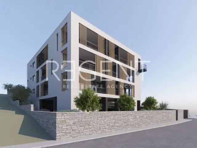 Korčula, Vela Luka - Exkluzívny byt vo výstavbe v prvom rade pri mori 118 m2