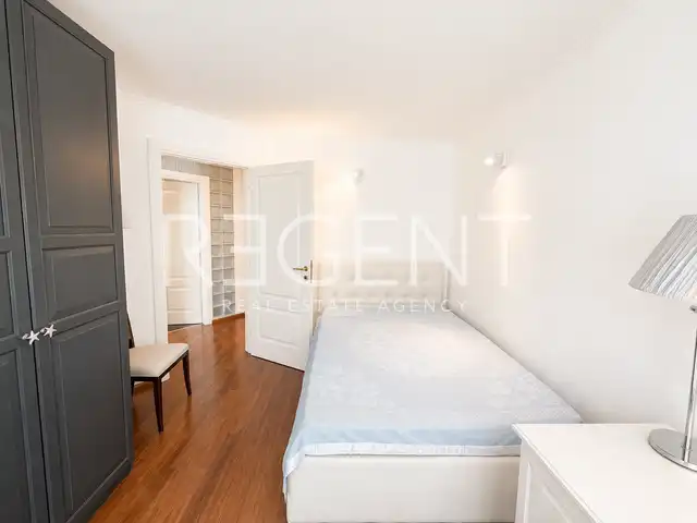 Záhreb, Medveščak – byt 150 m² na prenájom, 4 spálne, loggia, garáž