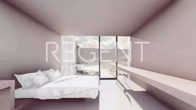 Hvar, Jelsa - Pozemok s projektom vily 718 m2