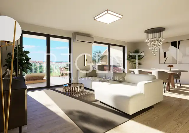 Umag – stan 89m2, 2SB, Terasa 46m2 u blizini mora