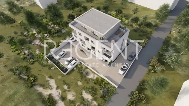 Split, Kaštel Lukšić - Trojizbový byt s priestrannou záhradou 68 m2 novostavba