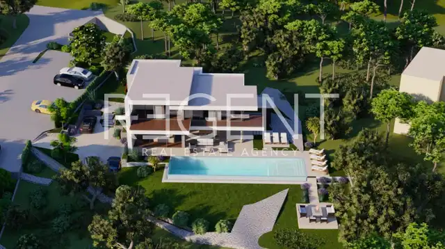 Trogir, Čiovo - Land with a project for a luxury villa