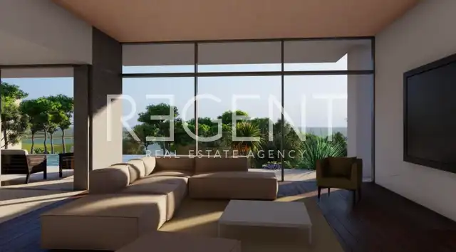 Trogir, Čiovo - Land with a project for a luxury villa