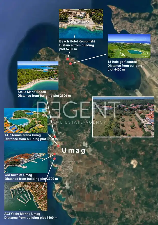 Umag - Projekt višestambene zgrade s građevinskom dozvolom