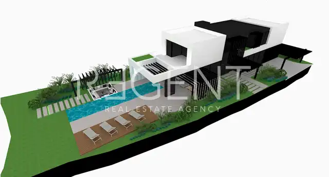 Korčula - građevinsko zemljište s projektom
