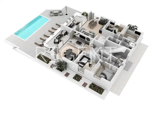 Pag - Modern three-room apartment 94 m2, new construction