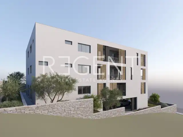 Korčula, Vela Luka - Exkluzívny byt vo výstavbe v prvom rade pri mori 118 m2