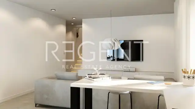 Stan 85,39 m², tri spavaće sobe, vrt, prvi red do mora – Mandre, Pag