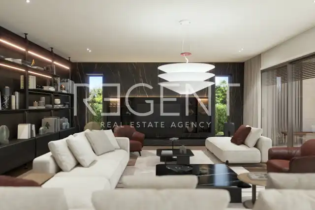 Истра, Каштелир - Вилла 450 м², винный погреб, велнес, гараж