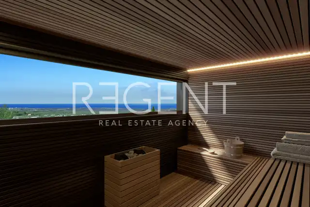 Истра, Каштелир - Вилла 450 м², винный погреб, велнес, гараж