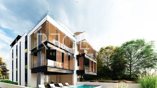 Zadar, Diklo - Luxusní čtyřpokojový byt se střešní terasou 151 m2, NOVÁ STAVBA