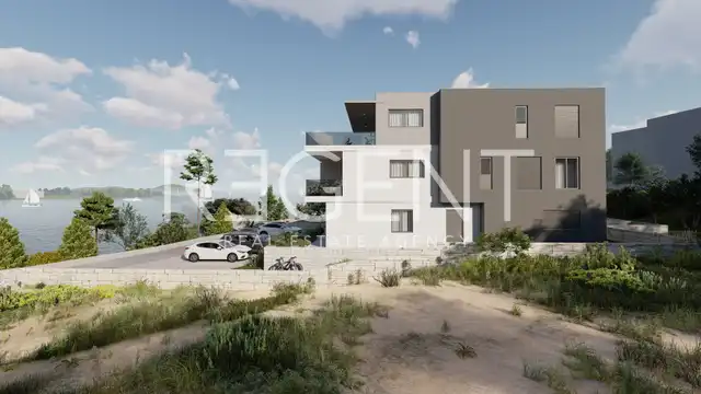 Šibenik, Brodarica - Moderný byt v novostavbe 93,56m2