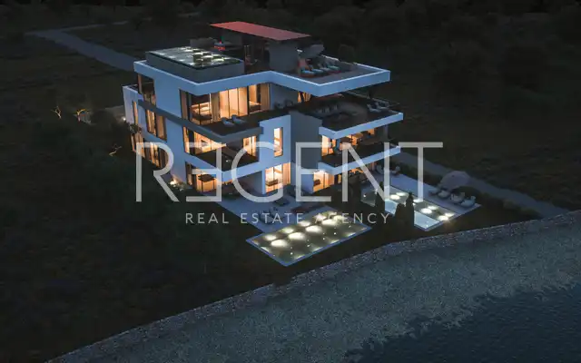 Sukošan – Luxuriöses, modernes Penthouse mit Dachterrasse und Pool 193 m2