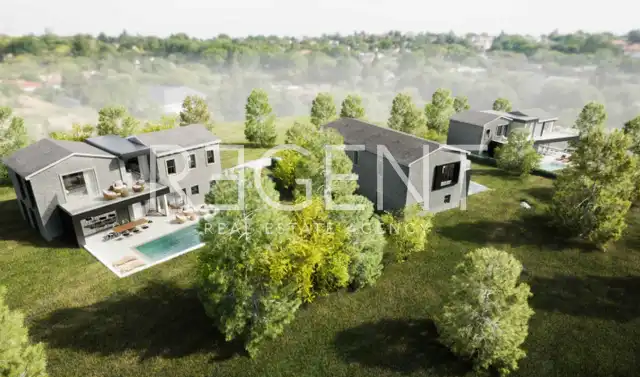 Istria, Oprtalj - Building land with a project, NEW PRICE!