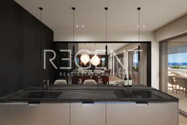 Истра, Каштелир - Вилла 450 м², винный погреб, велнес, гараж