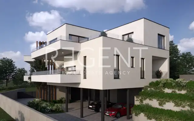 Zagreb, Šestine - Luksuzno dvosobno stanovanje v urbani vili 80 m2
