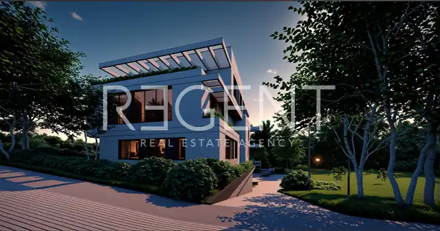Penthouse 170 m², Šestine — terase, pogled, 2 parkinga