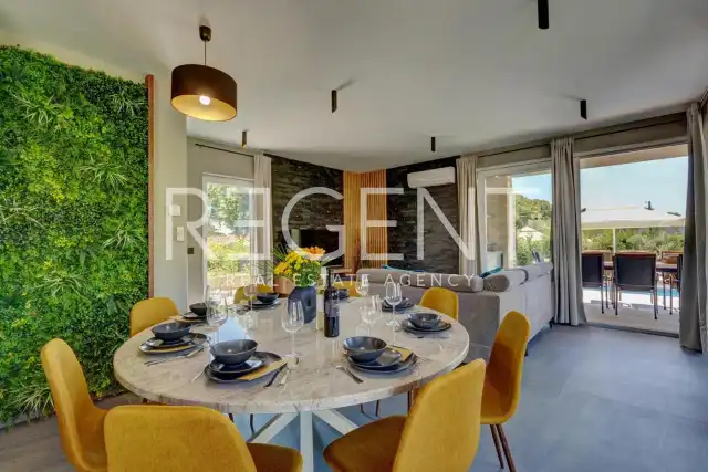 Marčana, Istra – Vaste villa avec vue et espace bien-être privé