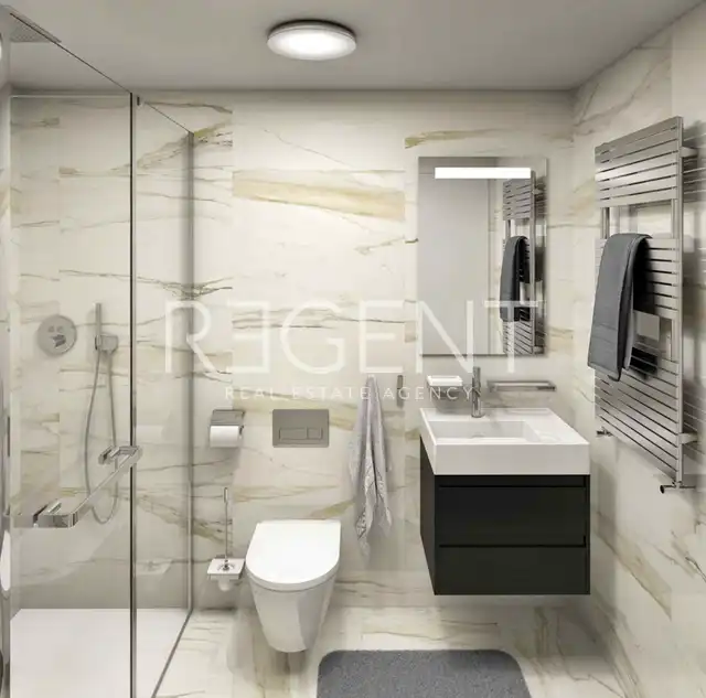 Zagreb, Ribnjak - Luxurious two-room apartment in the city center, first rental, new building
