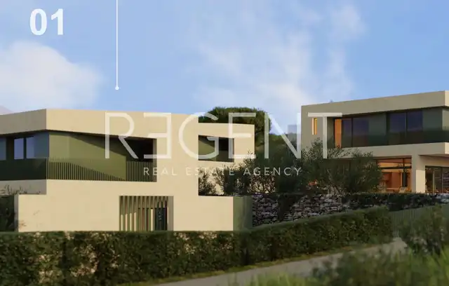 Brač, Sutivan - Villa de trois chambres à deux étages avec piscine et vue sur la mer 109 m2