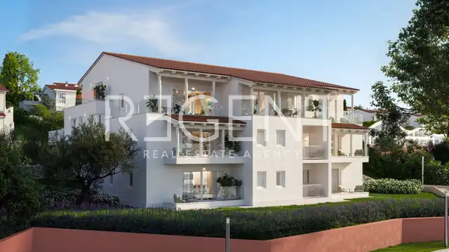 Apartman 72,38 m², Novi Vinodolski — 1. red do mora, 2 SS, spa zona
