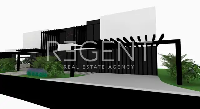 Korčula - građevinsko zemljište s projektom