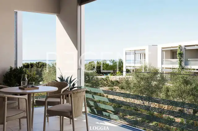 Zadar, Petrčane - Dvosoban apartman s loggiom