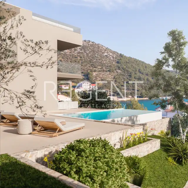 Trogir, Marina - Dreizimmerwohnung mit Balkon in modernem Neubau