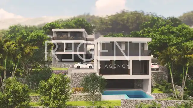Omiš, Lokva Rogoznica - Moderná vila vo výstavbe s výhľadom na more 277 m2