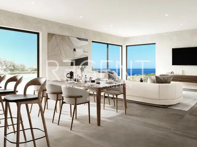 Istrie, Tar-Vabriga - Villa moderne avec vue sur la mer
