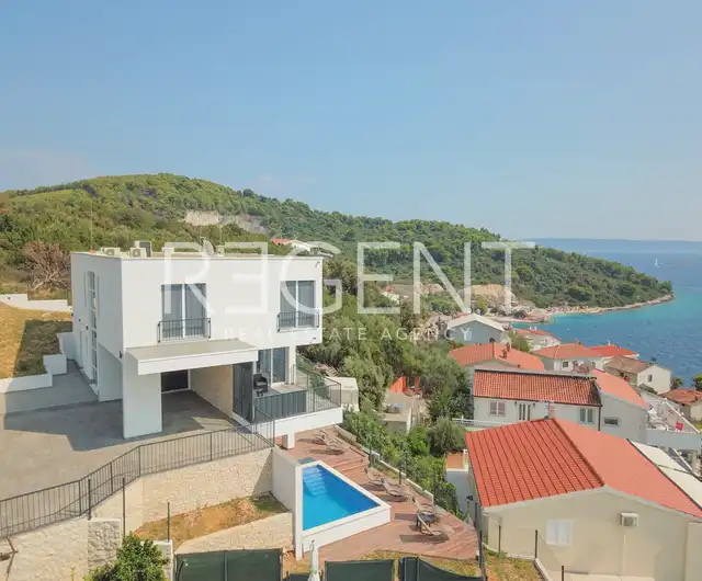 Trogir, Čiovo – Nádherná vila s výhledem na moře