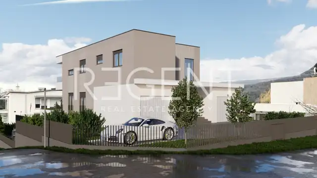 Záhřeb, Šestine – Luxusní byt v městské vile s rozlehlou zahradou, 132 m², novostavba