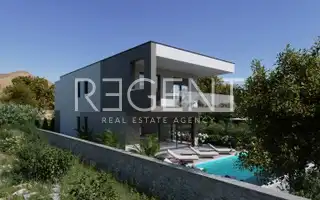 Murter – Luxushaus in 1. Reihe zum Meer 215m2