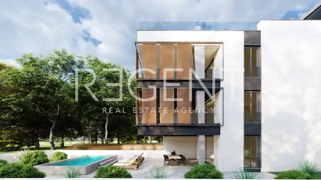 Zadar, Diklo - Luxusní čtyřpokojový byt se střešní terasou 151 m2, NOVÁ STAVBA