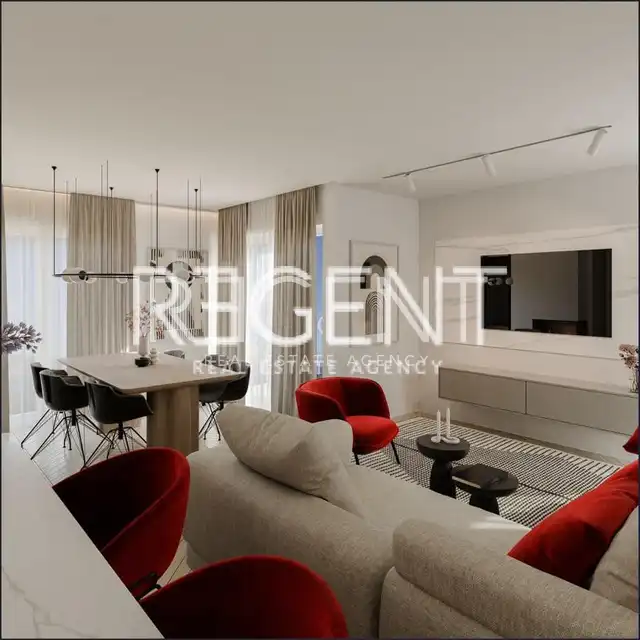 Trogir, Čiovo - Penthouse u novogradnji sa pogledom na more 121 m2