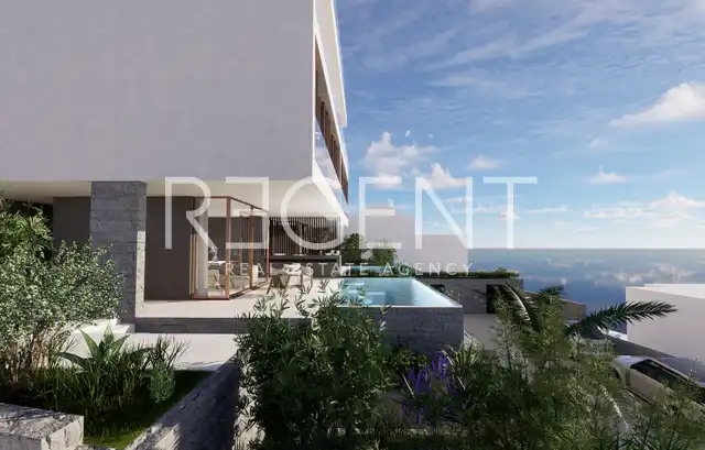 Trogir, Sevid - Luksusan dvoetažan stan s bazenom