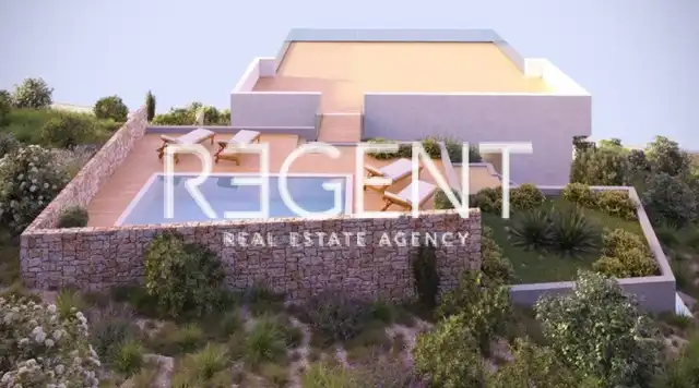 Rogoznica, Ražanj - Vila ve výstavbě první řada u moře 250 m2